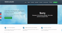 Desktop Screenshot of organiclifeguru.com